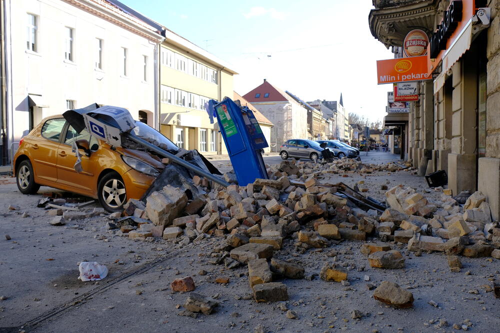 Sisak nakon zemljotresa, Foto: Reuters