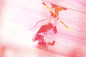 Užasan pad na glavu, Švajcarac ne može da govori!