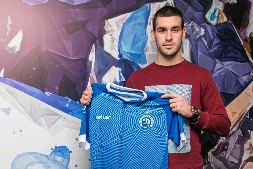 Bakić sa dresom Dinama, Foto: Dinamo Minsk