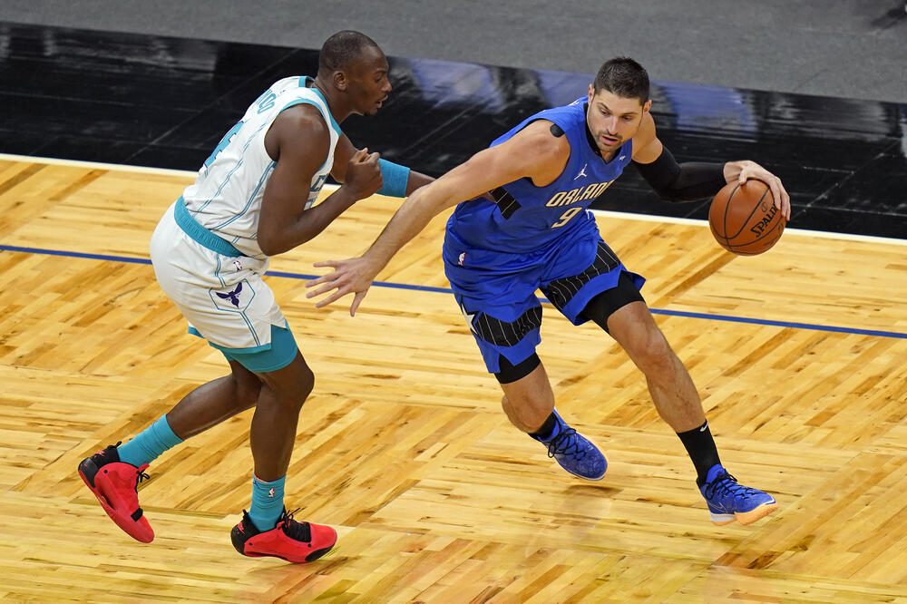 Vučević na sinoćnjem meču, Foto: Beta/AP