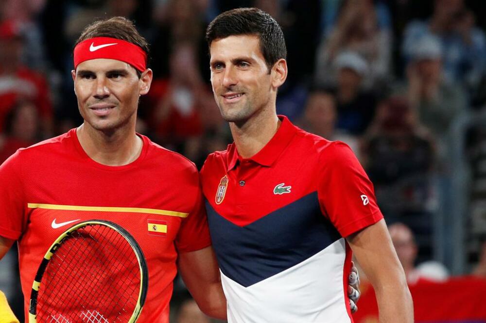 Nadal i Đoković prošle godine na ATP kupu, Foto: REUTERS