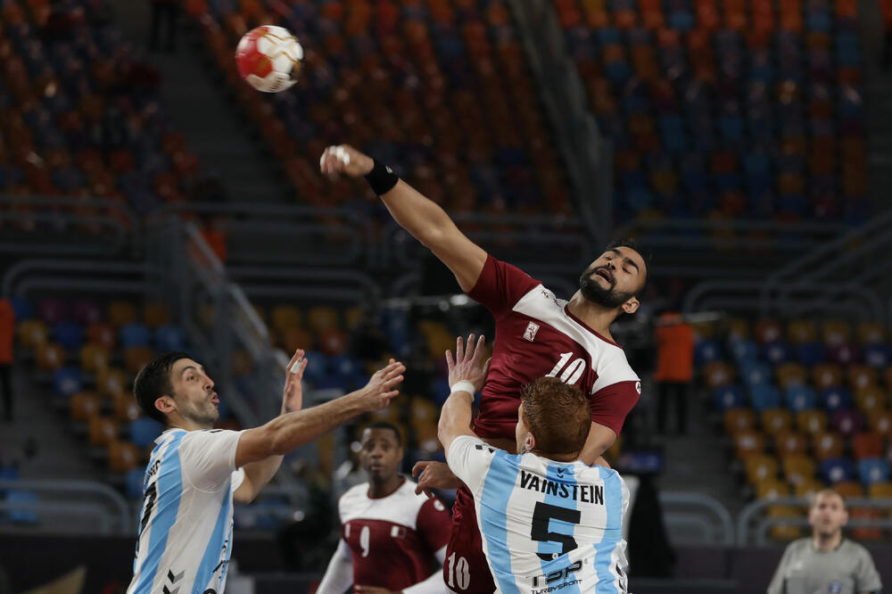 Kubanci u dresu Katara presudili Argentini: Frankis Marso je, uz Rafaela Kapotea, bio čovjek odluke, Foto: handballegypt2021.com