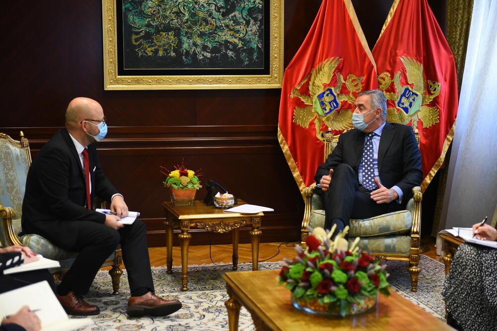 Sa sastanka Đukanovića i Lundberga, Foto: Predsjednik.me