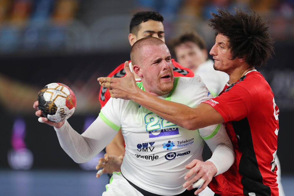 Sa meča Slovenija - Egipat, Foto: Reuters