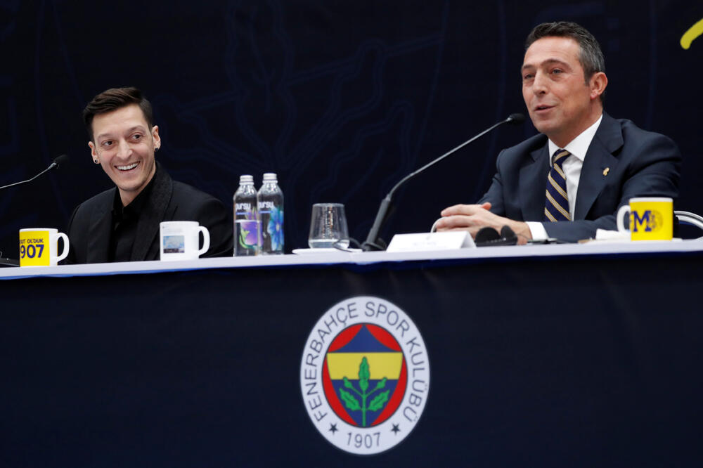 Ozil i Koč na konferenciji, Foto: Reuters