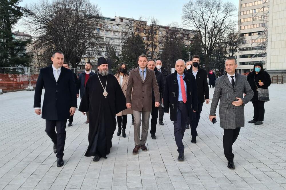 Šćekić (skroz lijevo) u Beogradu, Foto: Opština Berane