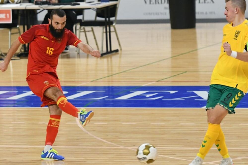 Sa baraž meča protiv Litvanije, Foto: FSCG