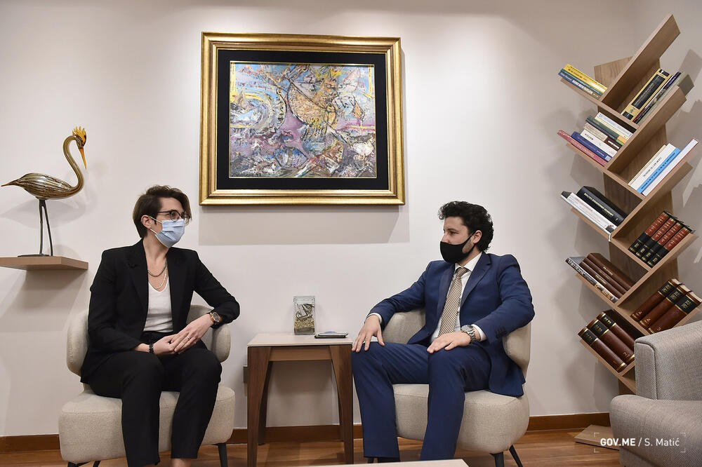 Jakumopulu i Abazović, Foto: Kabinet potpredsjednika Vlade