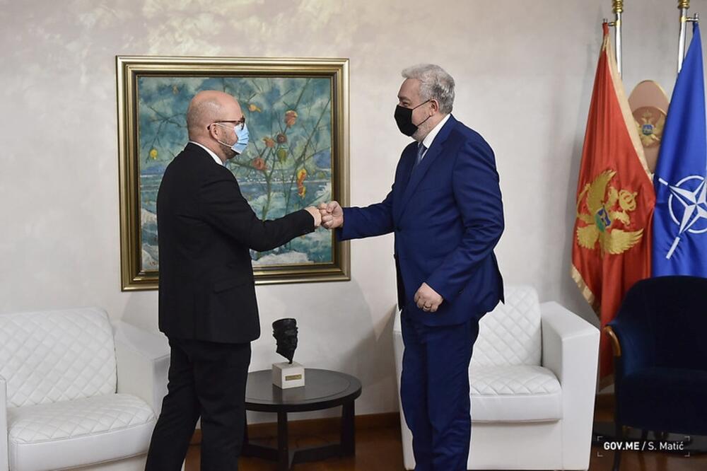 Lundbergom i Krivokapić, Foto: Gov.me