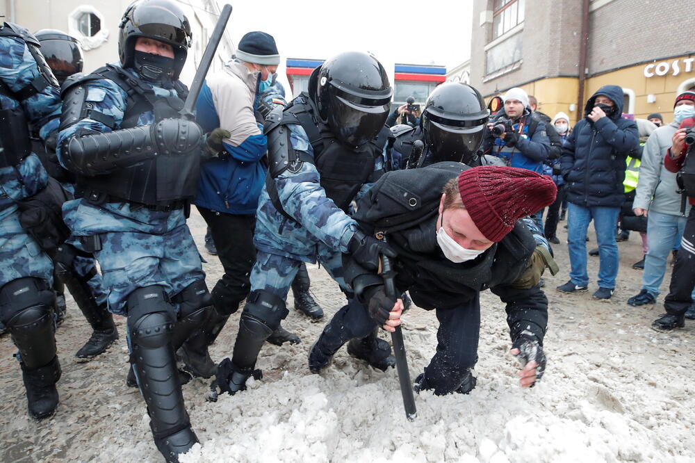 Sa protesta u Rusiji, Foto: REUTERS