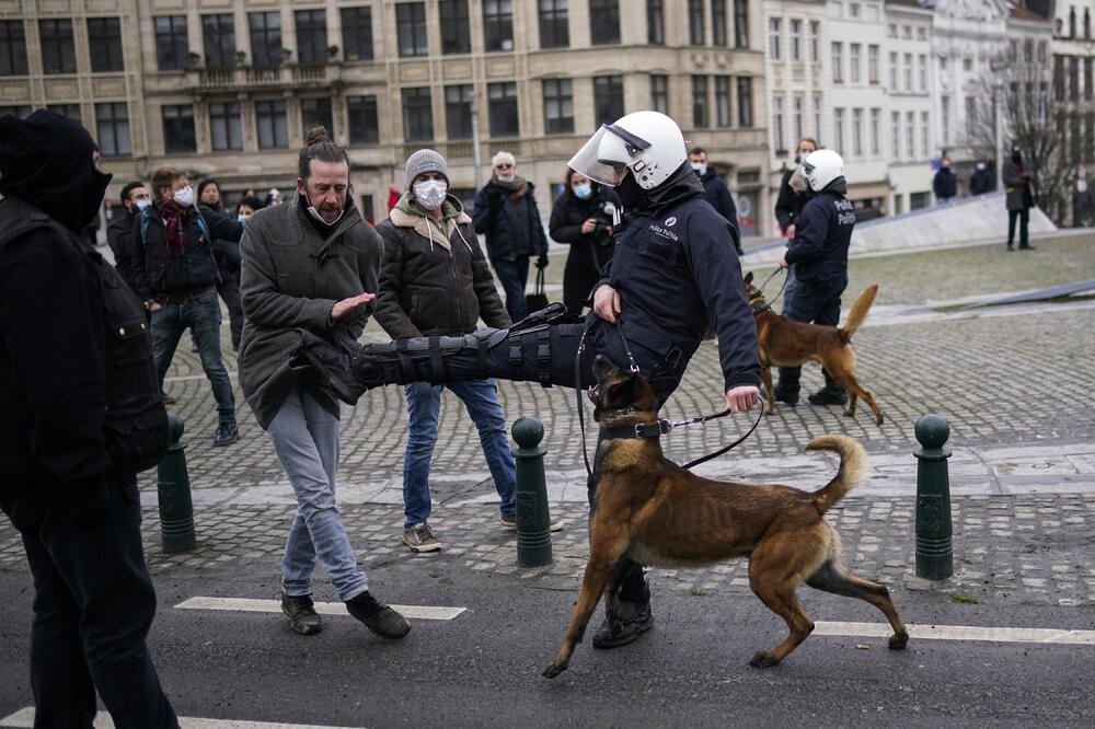 Sa današnjeg protesta, Foto: AP