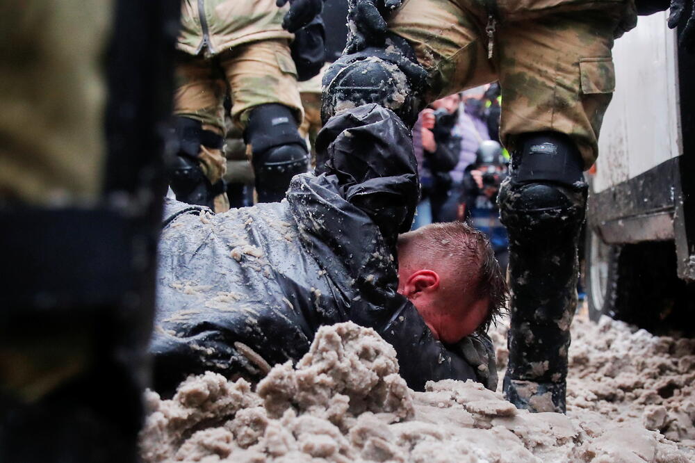 U Moskvi je uhapšeno preko 1450 demonstranata, Foto: Reuters