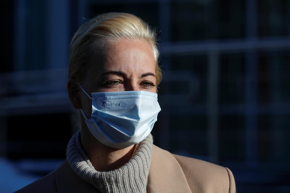 Julija Navaljni nakon saslušanja u sudu, Foto: Reuters