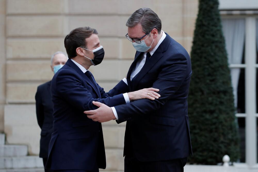 Makron i Vučić, Foto: Reuters