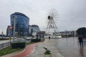 Lociranje Ferisovog (panoramskog) točka u Podgorici kompleksno...