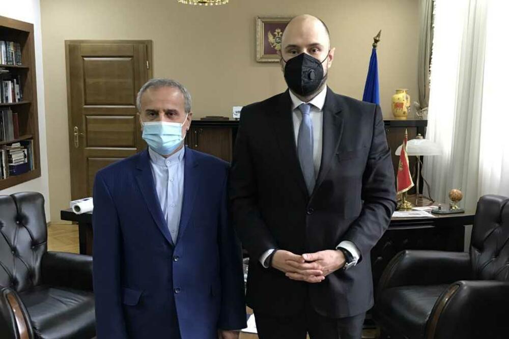 Ambasador Irana i Radulović, Foto: Ministarstvo vanjskih poslova