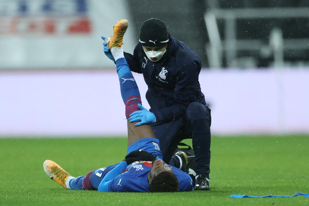 Zaha na meču sa Njukaslom, Foto: Reuters