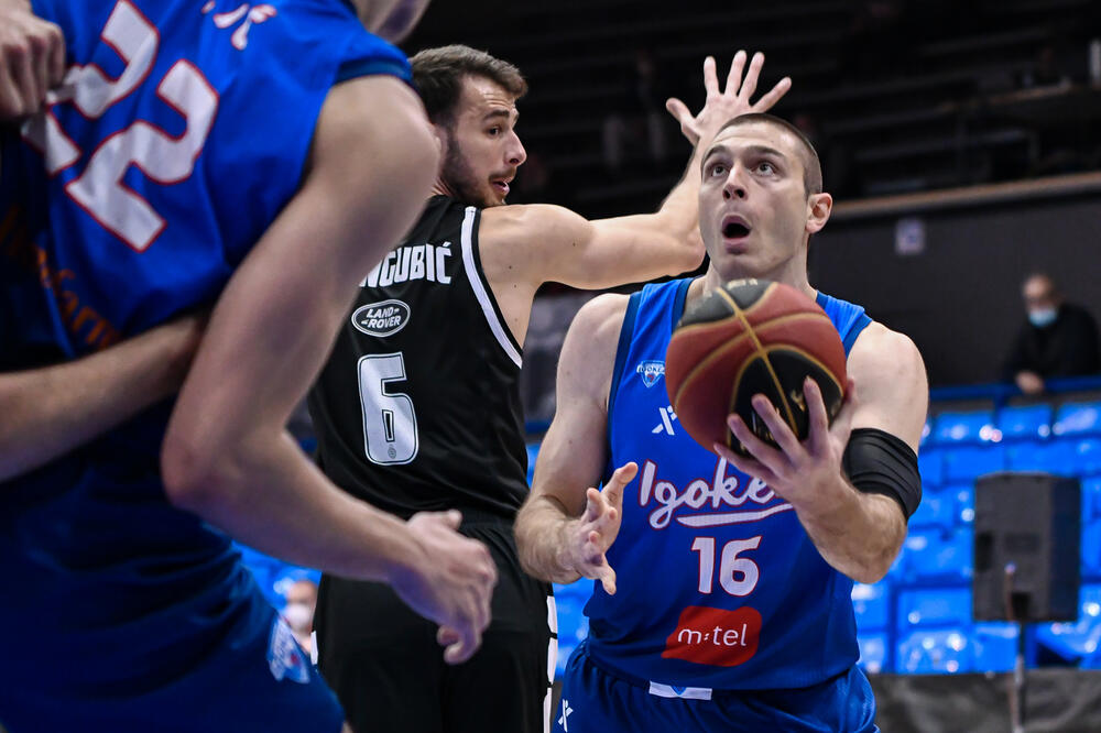 Marko Jošilo na meču sa Partizanom, Foto: PartizanNIS/Dragana Stjepanović