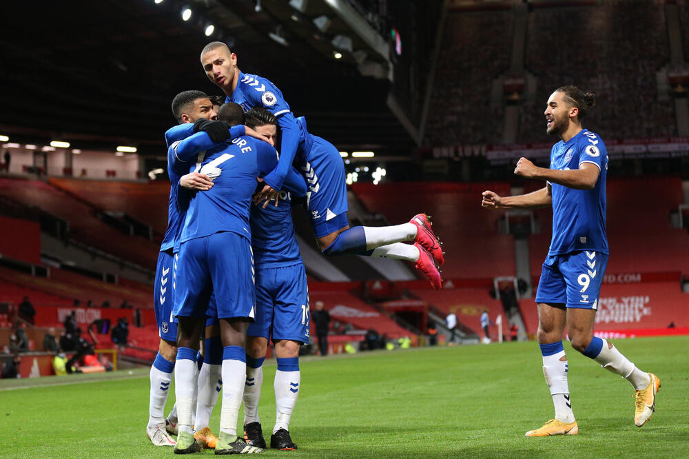 Fudbaleri Evertona, Foto: Reuters