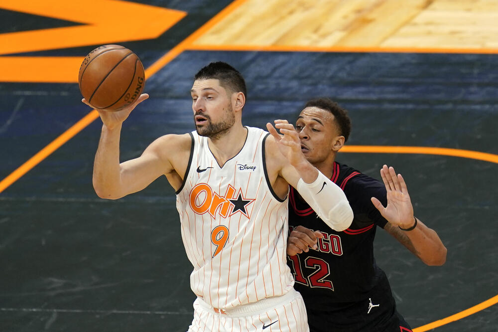 Vučević na sinoćnjem meču, Foto: Beta/AP