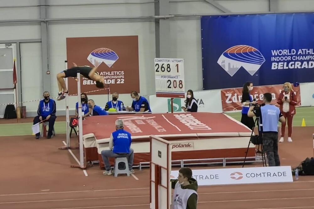 Atletičar beranskog Lima je blistao u Beogradu u svih sedam disciplina sedmoboja, Foto: ASCG