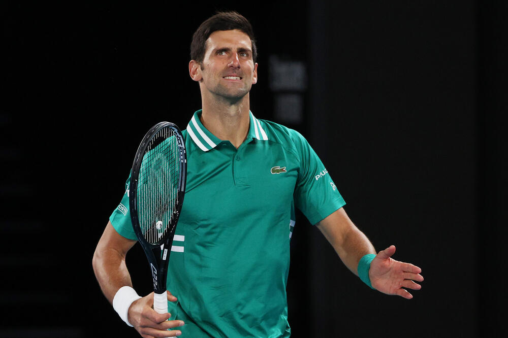 Đoković na današnjem meču, Foto: Reuters