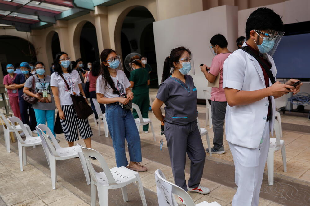 Priprema za vakcinaciju na Filipinima, Foto: Reuters