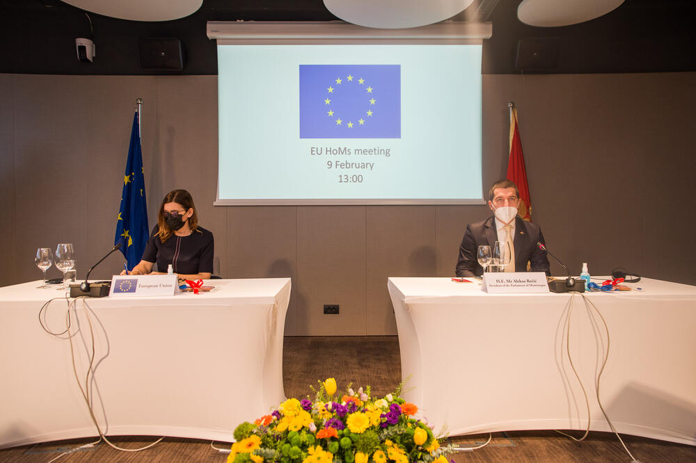 Sa radnog ručka sa ambasadorima, Foto: Skupština Crne Gore