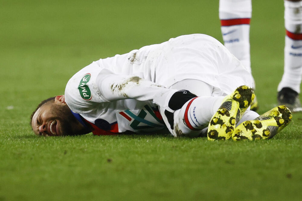 Nejmar na sinoćnjem meču, Foto: Reuters