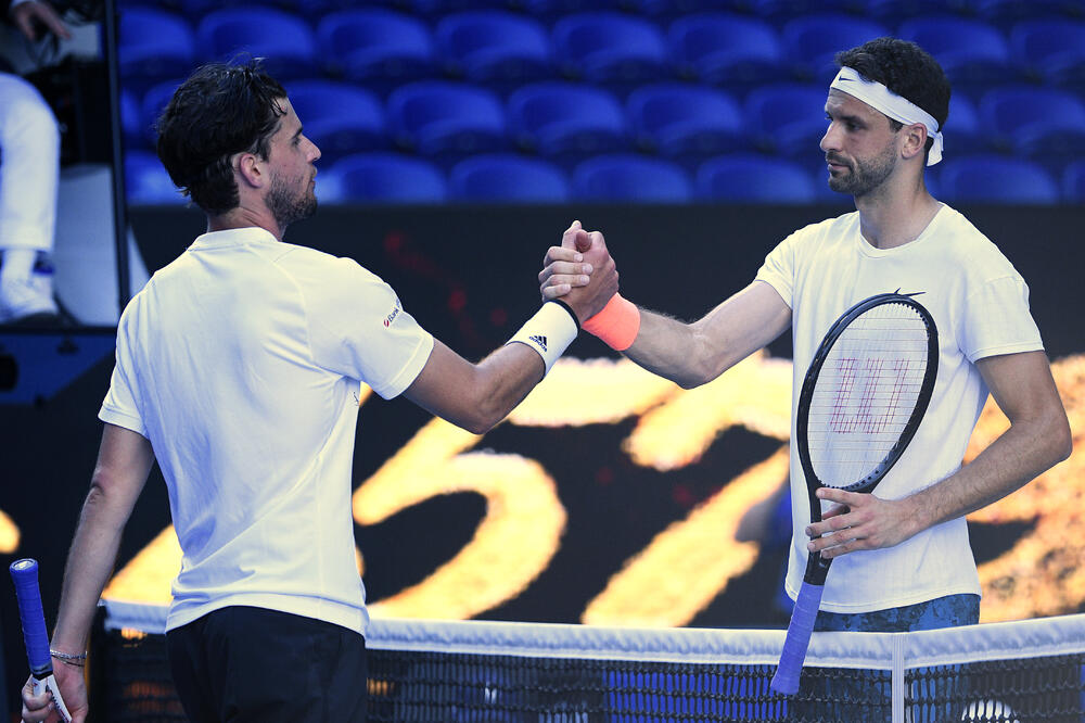 Dimitrov i Tim, Foto: AP