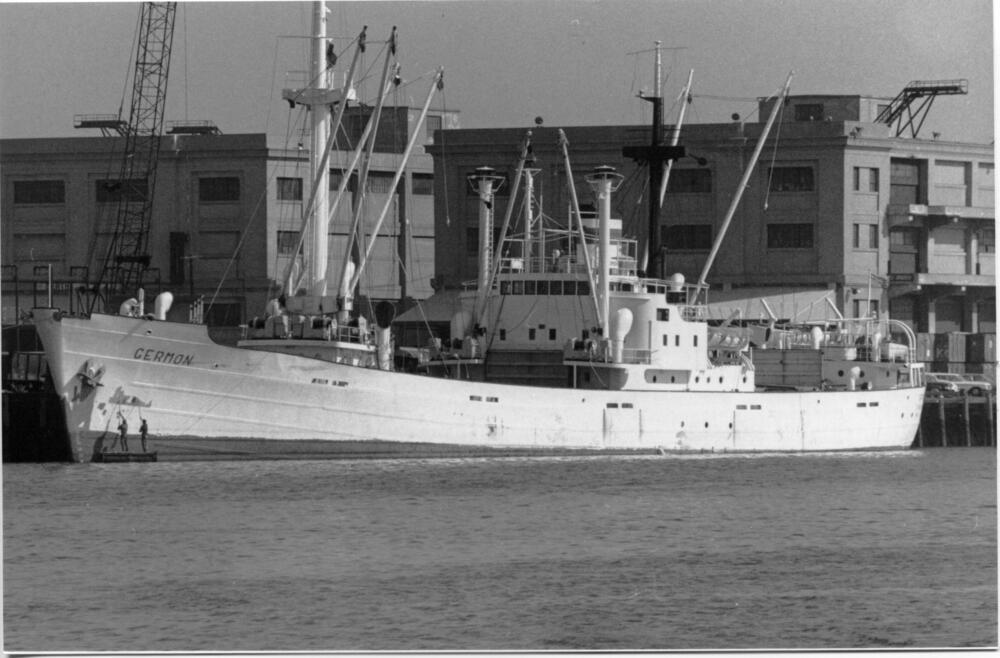 Sekulovićev brod 'Germon' u luci Boston 18. oktobra 1968.