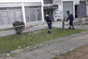Vjetar oštetio fasade u Podgorici, apel građanima da budu oprezni
