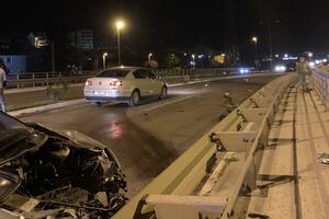 Saobraćajna nezgoda u Podgorici: Povrijeđena jedna osoba