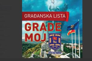 Odbijena izborna lista Grupe građana Grade moj