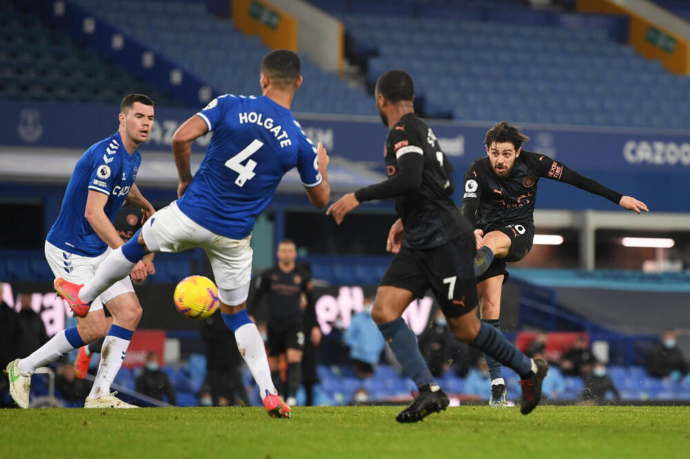 Bernardo Silva postiže treći gol za Siti, Foto: Reuters