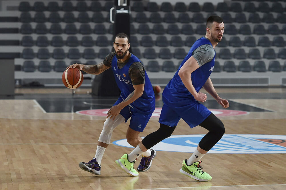 Kobs i Zoran Nikolić na treningu, Foto: KSCG