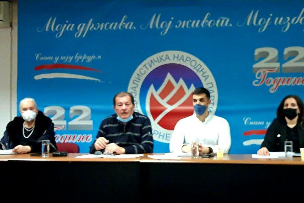 Sa sjednice Izvršnog odbora, Foto: SNP CG