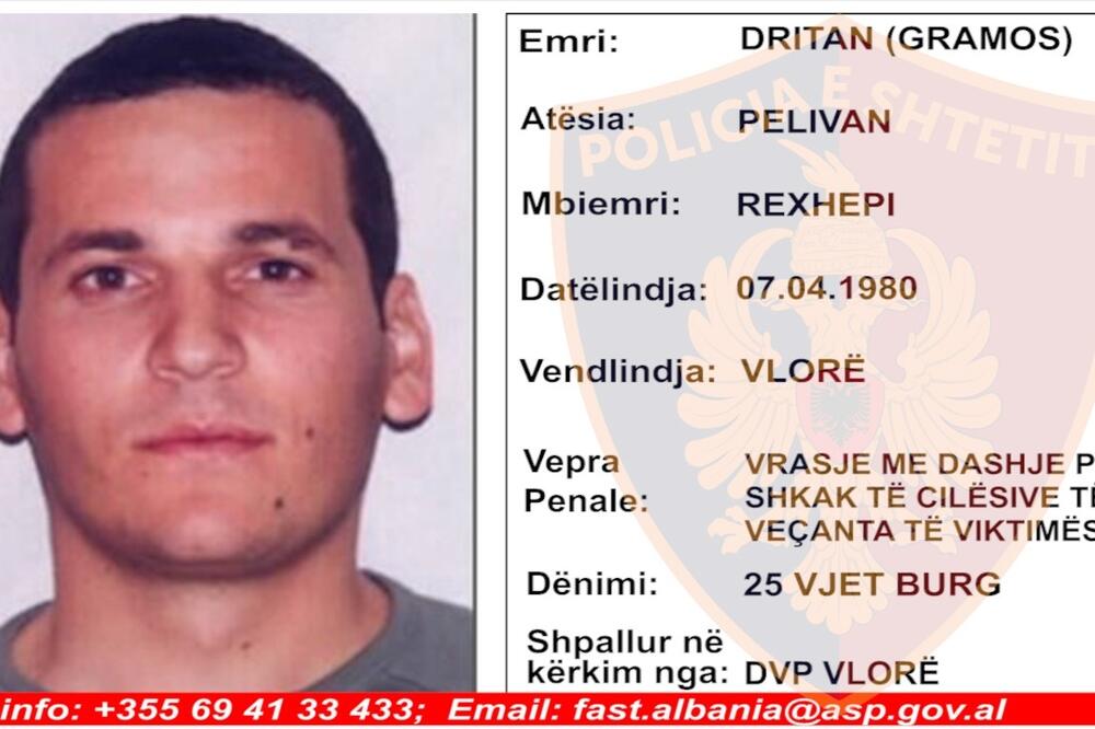 Potražuju ga vlasti Albanije, Italije i Belgije: Redžepi, Foto: gazetamapo.al