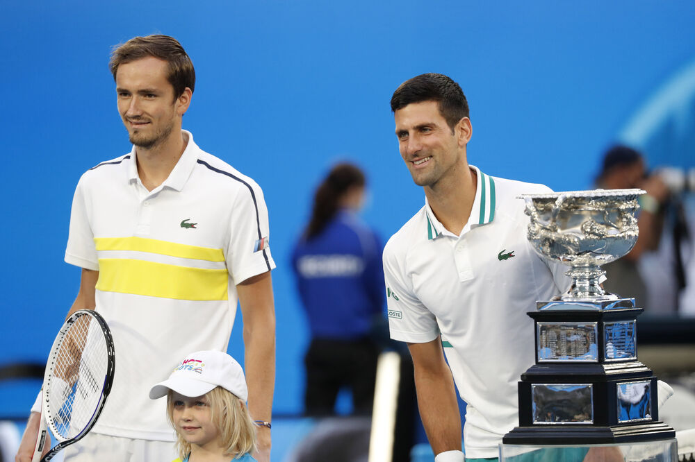 Sad mogu da dođu i opet igraju finale: Novak Đoković i Danil Medvedev, Foto: Reuters