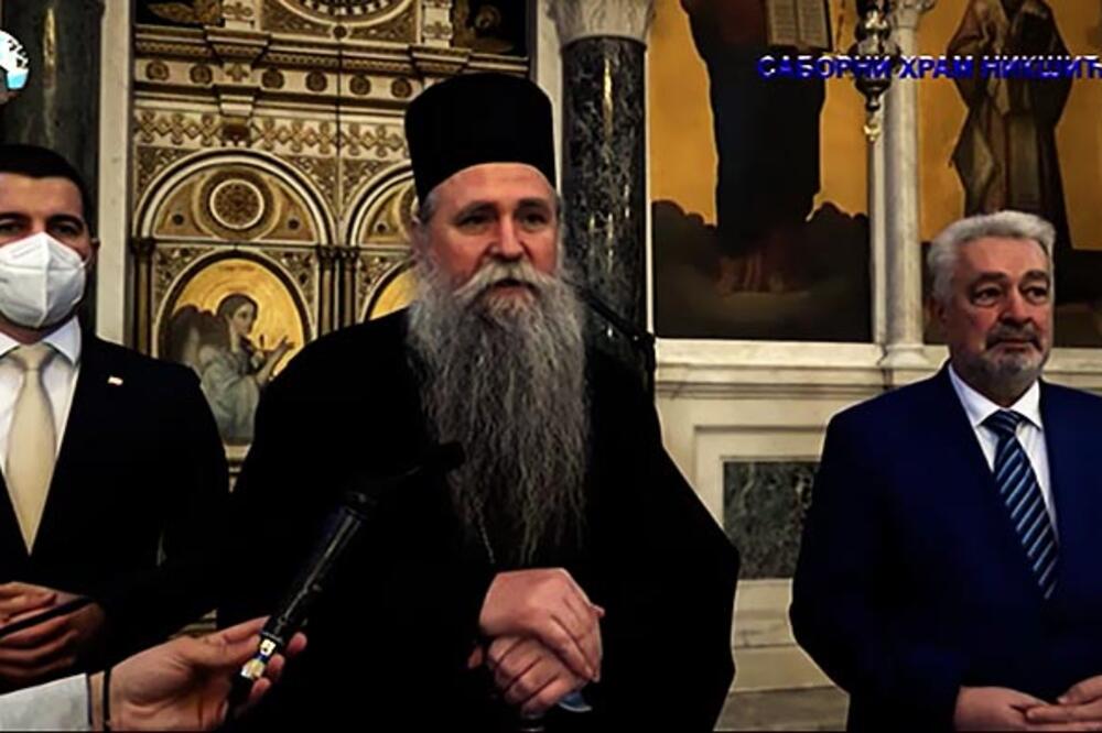 Bečić, Joanikije i Krivokapić, Foto: Eparhija budimljansko-nikšićka