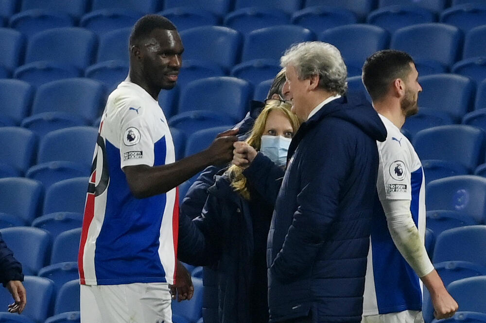 Benteke i Hodžson na sinoćnjem meču, Foto: Reuters