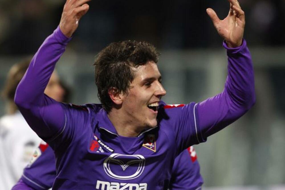 Jovetić u dresu Fiorentine, Foto: AP