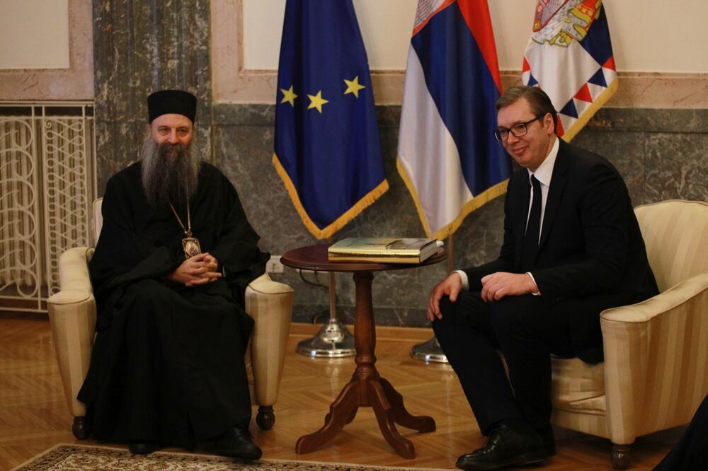 Porfirije i Vučić, Foto: Betaphoto