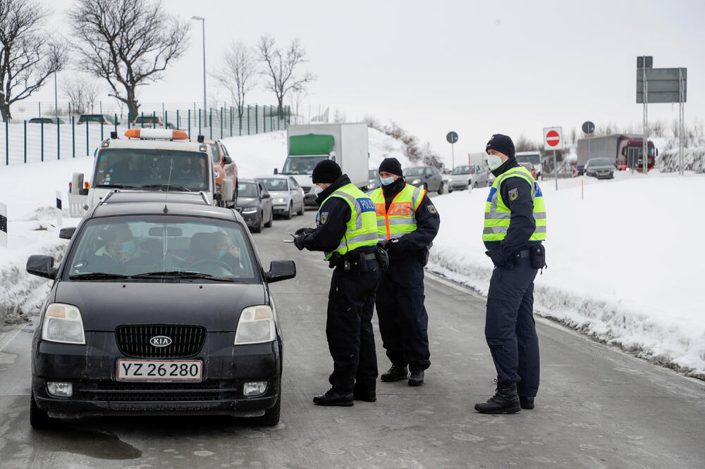 Njemačka policija na granici sa Češkom Republikom, Foto: REUTERS