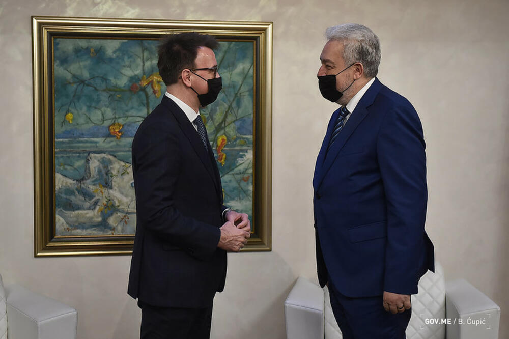 Maslenikov i Krivokapić, Foto: Gov.me/Bojana Ćupić