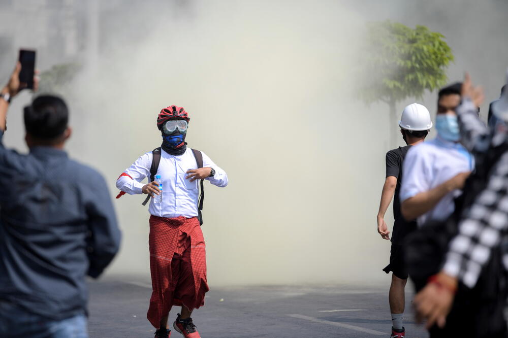 Sa protesta u Mjanmaru, Foto: Reuters