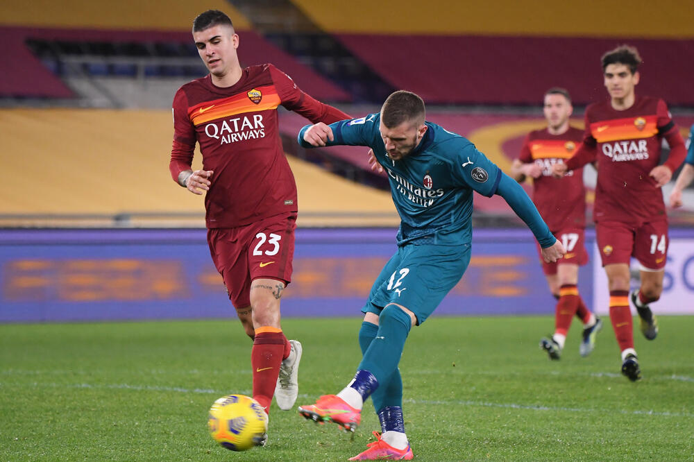 Rebić riješio derbi na Olimpiku, Foto: REUTERS