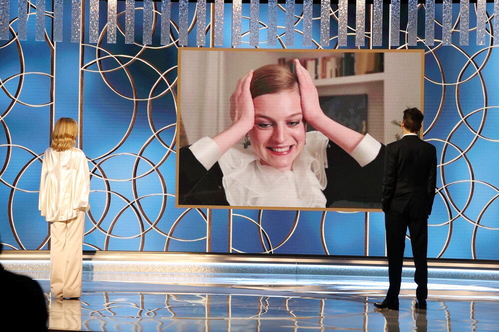 Ema Korin (na ekranu) prilikom dodjele priznanja, Foto: Reuters