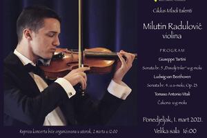 Solistički koncert mladog violiniste