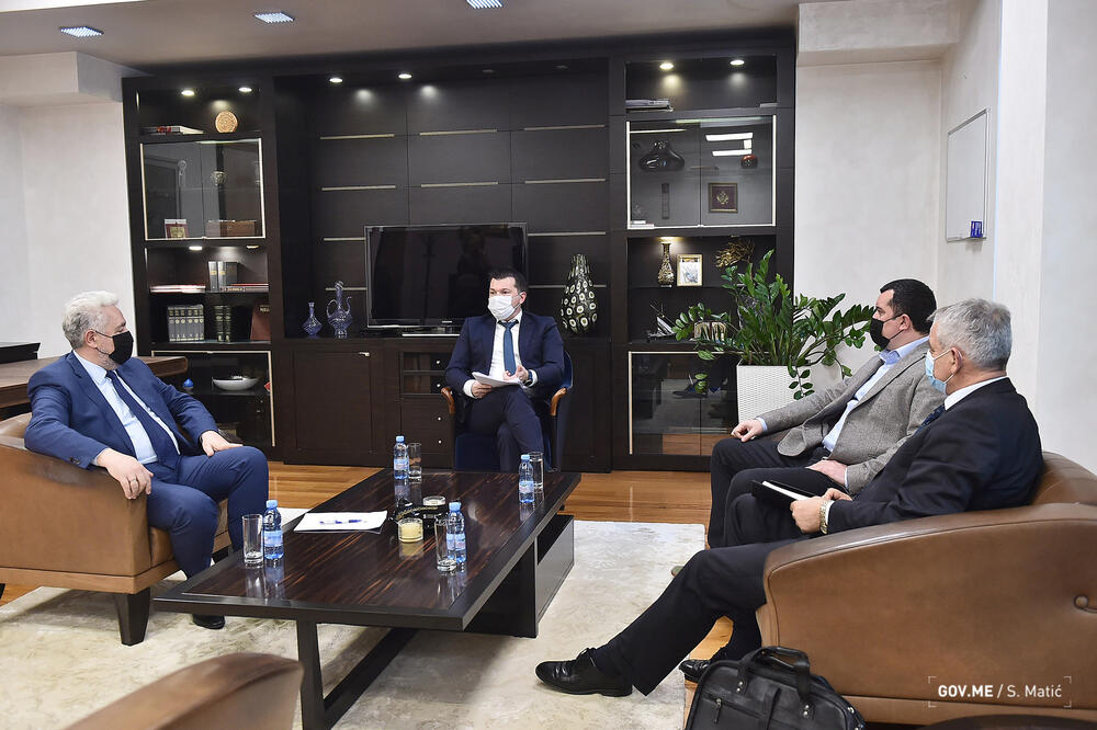 Krivokapić i Mitrović na sastanku, Foto: Saša Matić/Vlada Crne Gore